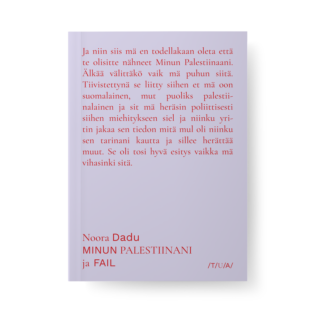 Noora Dadu Minun Palestiinani Ja Fail T U A Noora Dadu Minun Palestiinani Ja Fail T U A