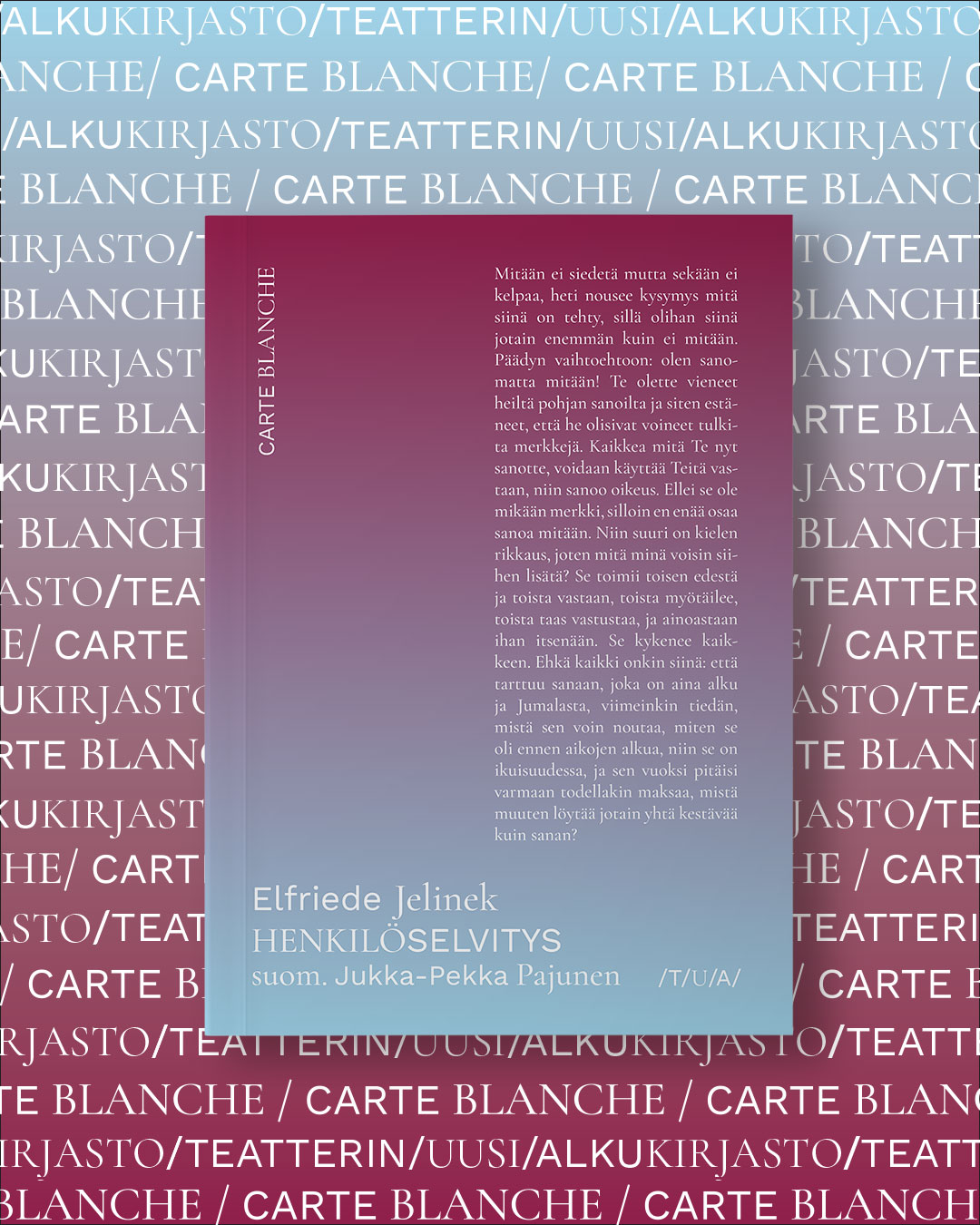Elfriede Jelinek Henkilöselvitys | ENNAKKOTILAUS